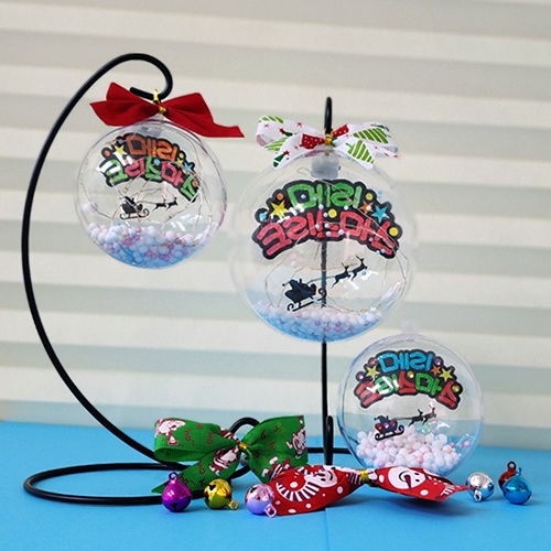 크리스마스 오너먼트 만들기(선택;8CM/12CM/거치대/램프/1인용/4인용)