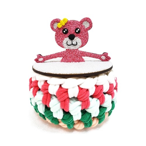 양말목 곰 바구니세트
