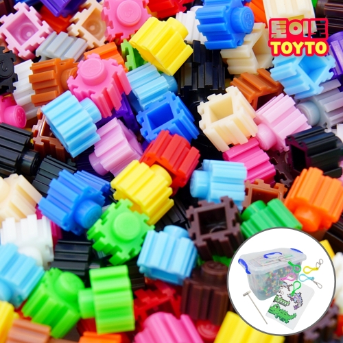 디폼블럭 10mm 6000pcs 대용량 세트 어린이 소근육발달