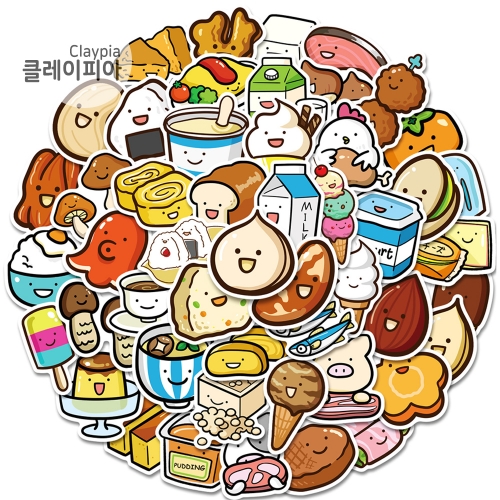 푸드 방수 스티커 50매