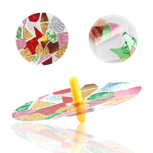 메이크문구 DIY655 투명팽이만들기 포일아트