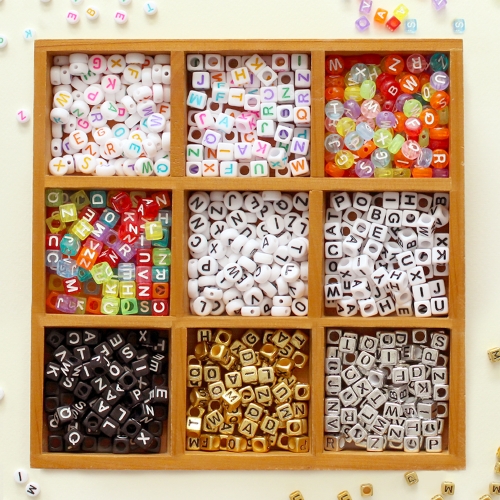 알파벳 비즈 모음