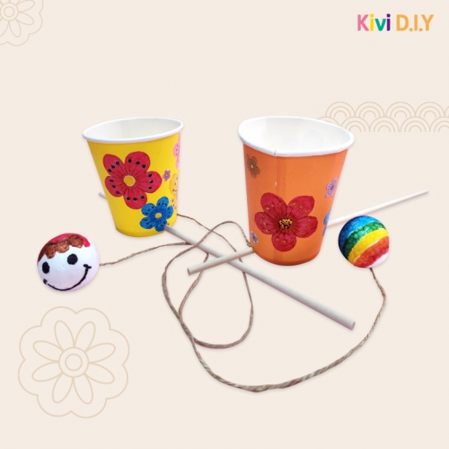 [키즈비전] DIY 전통놀이 죽방울놀이 만들기(2개) 추석만들기