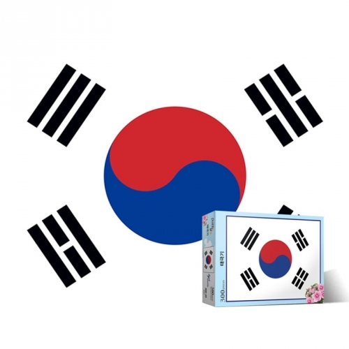 300피스 퍼즐 태극기 큰 조각 퍼즐 PL300-32 액자포함