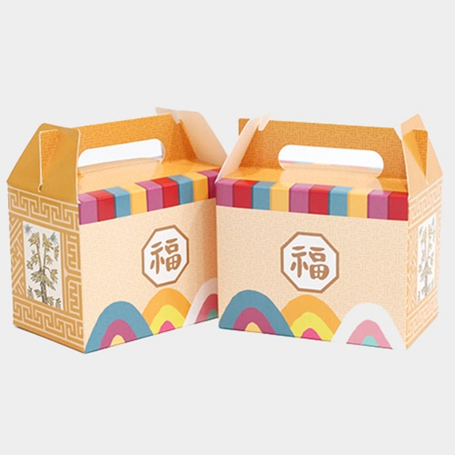 색동복주머니 2장 추석 송편포장 용기 한가위 새해 명절 설