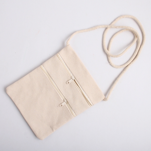 크로스광목가방 19cm 패브릭 캔버스 천 가방