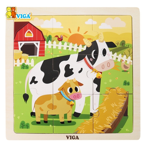 [비가]VIGA9피스퍼즐 젖소 (644V44623)