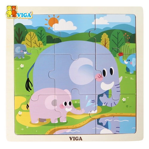 [비가]VIGA 9피스퍼즐 코끼리 (644V44626)