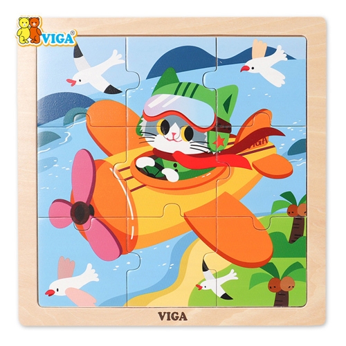 [비가]VIGA 9피스퍼즐 비행기 (644V44632)