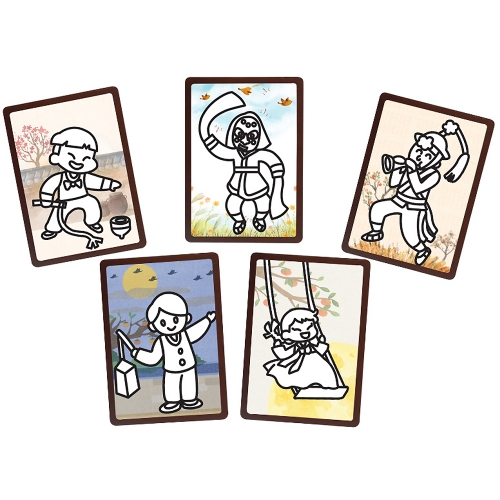 스톤아트_민속 액자 시리즈 5종