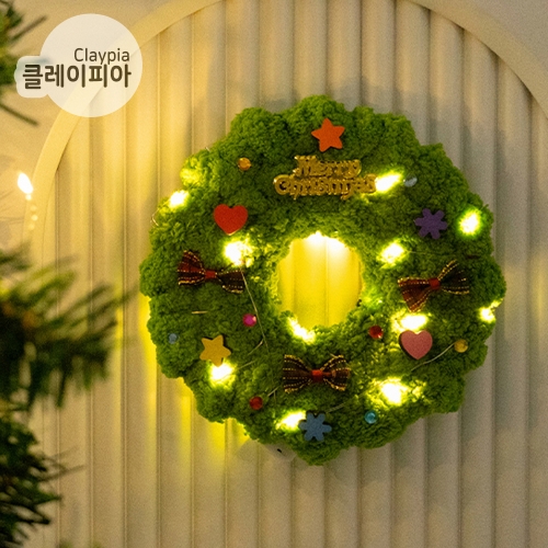 289 크리스마스 털실 액자만들기