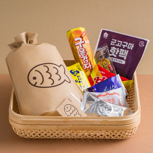 추운겨울 준비했어 황금 웃붕어 붕어빵 구디백