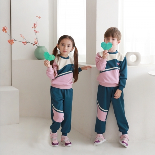 [미래아이] 마카롱 활동복 세트