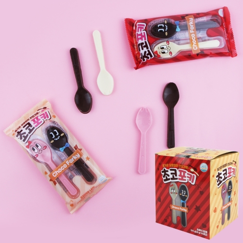 딸기초콜릿 초코포키 스푼초코 우유에녹여먹는 초콜릿 16개세트