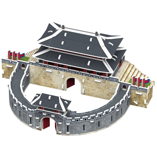 [Maskot Almacen] 한국사 3D 입체퍼즐 만들기 (수원화성 팔달문)