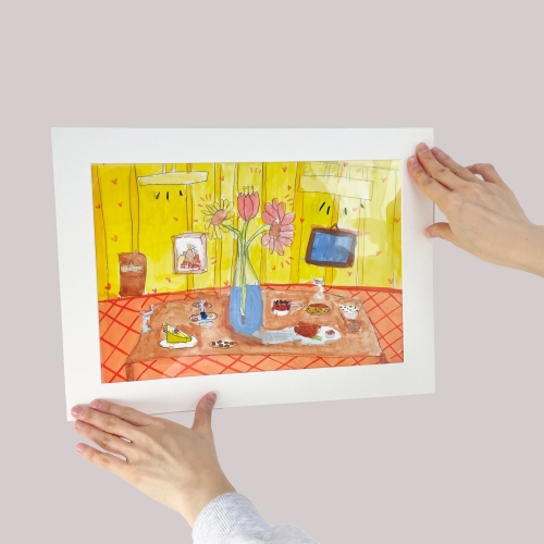 종이액자 아이그림 보관액자