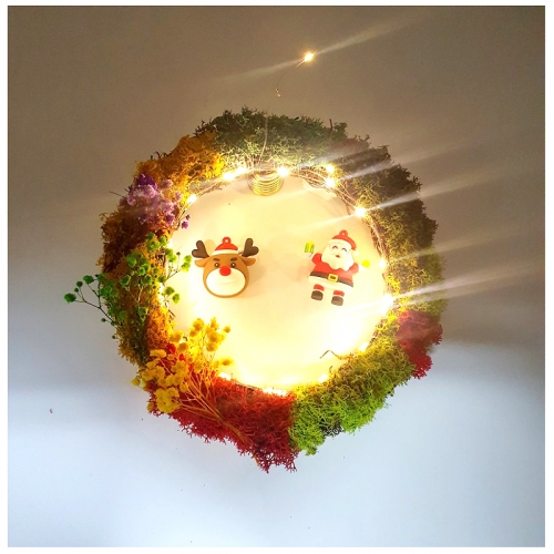 크리스마스리스만들기1인(중)20cm