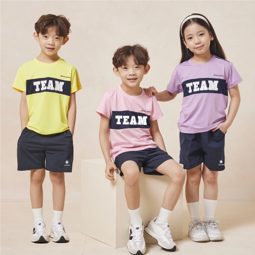 [개별포장] 팀 킨더카튼 기능성 단체 티셔츠
