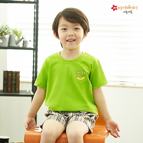국내산 순면 티셔츠 반팔_내게바나나(심플9색)