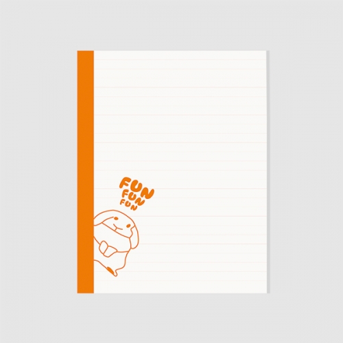 보킷 친환경 디자인 노트 FUN 오렌지