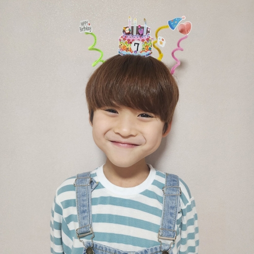 생일 머리띠