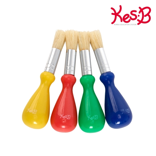 [캐스B]아트스쿨 물방울유아붓4종(2635)