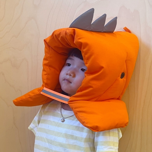 태그공작소 지진방재모자 재난대비용 다이노모자 소방대피훈련 안전모자 10개이상