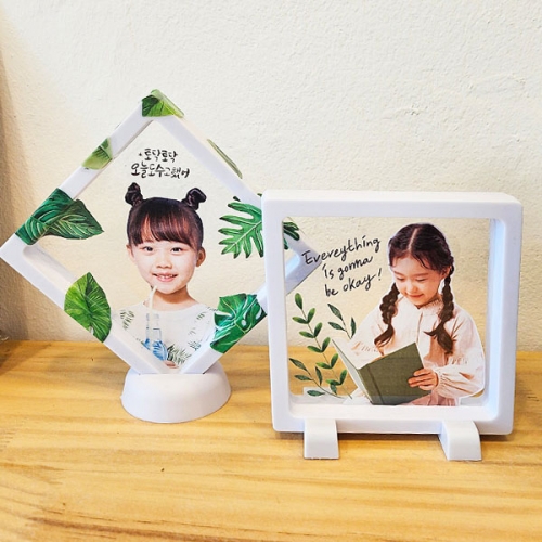 하바리움 액자 투명 스티커 (5인세트)