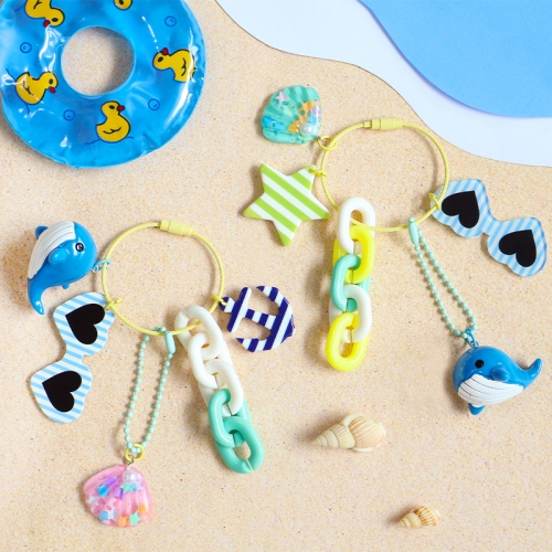 여름고래 키링만들기 5set