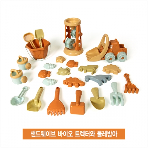 샌드웨이브 바이오 트렉터와 물레방아