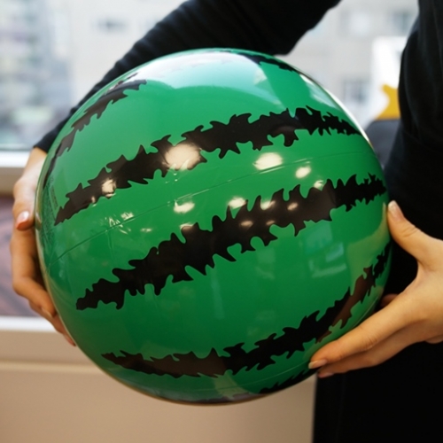 차이의 놀이 수박 비치볼 1개 (30cm)