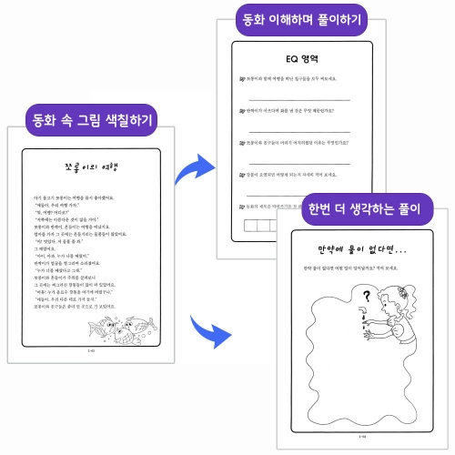하루에 한개씩 동화 속 논술이야기(100부)이상 인쇄가능