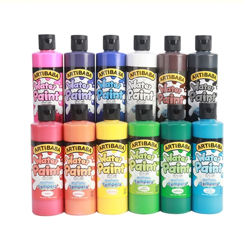 워터페인트 250ml 5색/8색/12색 (3종 택1) 미술 물감