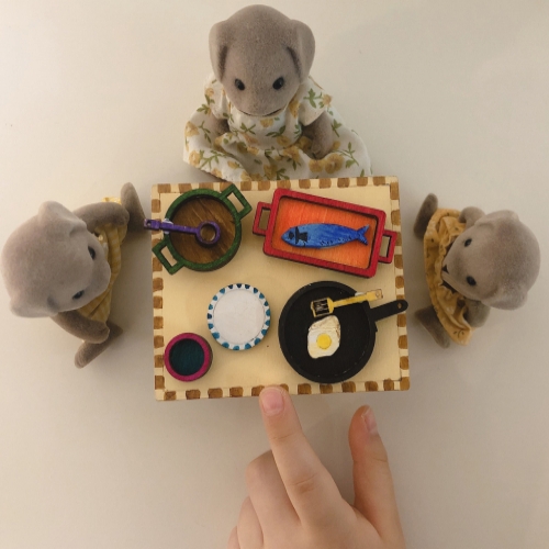 미니어처DIY 사각테이블 색칠놀이