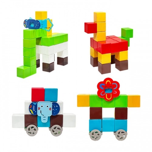 [두손] 맥픽셀큐브블럭C113pcs 자석블럭