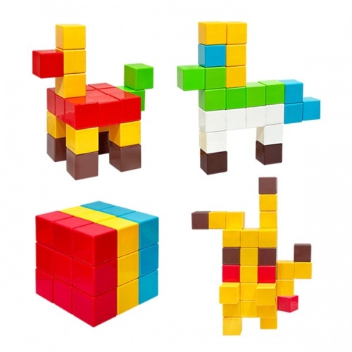 [두손] 맥픽셀큐브블럭A72pcs 자석블럭