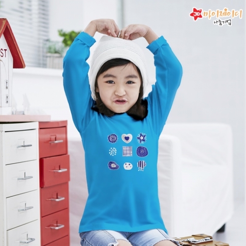 국내산 순면 30수 아트 티셔츠 #긴팔# 오늘의날씨