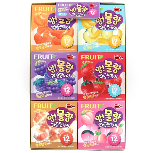 앙!몰랑 과일 찐득이 쫀득이 과일말랑이 스퀴시 과일모형 주물럭 랜덤발송
