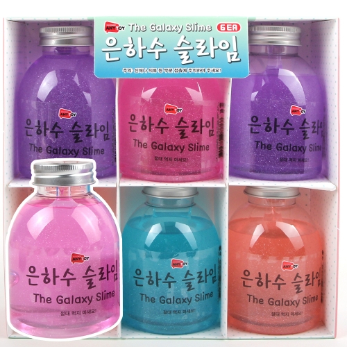 은하수슬라임 반짝이 액체괴물 오감자극 핸즈토이 색상랜덤
