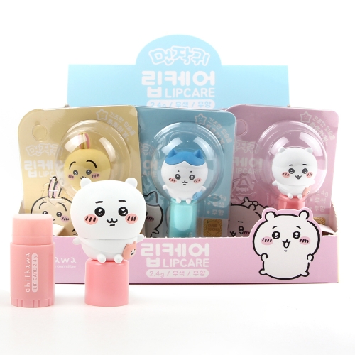 먼작귀 립케어 어린이 캐릭터 립밤 치이카와 히치와레 우사기 랜덤배송
