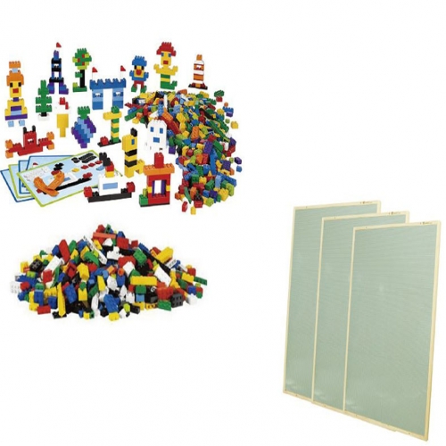 레고벽걸이놀이시스템3판+시스템브릭2000pcs