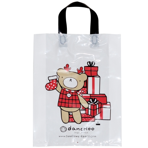 A3 크리스마스 단추 끈손잡이봉투(곰돌이 50매 )