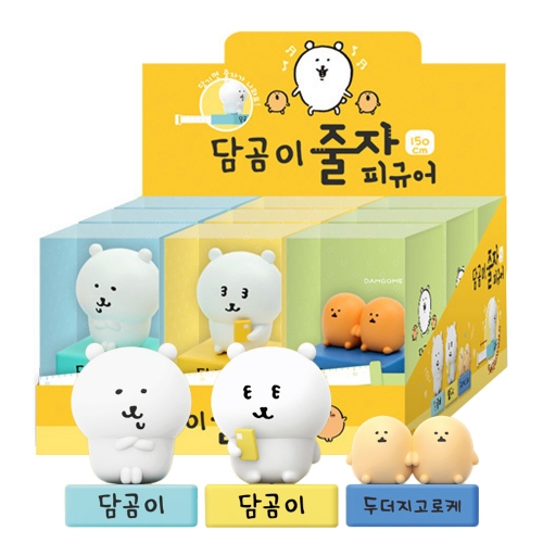 농담곰 담곰이 피규어 줄자 나가노의 곰 인테리어 소품 랜덤발송
