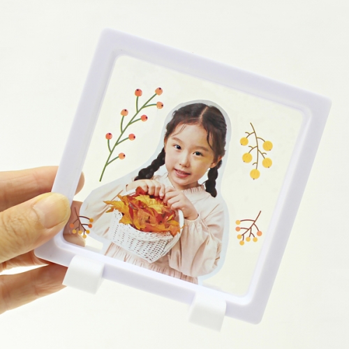 가을 투명 스티커 (3매입)