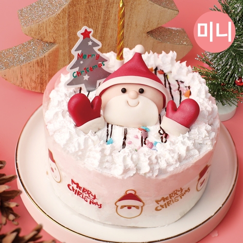 크리스마스 케이크 미니 / 쌀이랑놀자 DIY 키트 케이크만들기