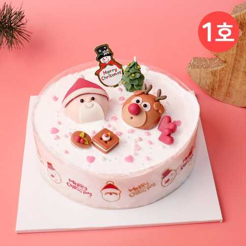 크리스마스 케이크 1호 / 쌀이랑놀자 DIY 키트 케이크만들기