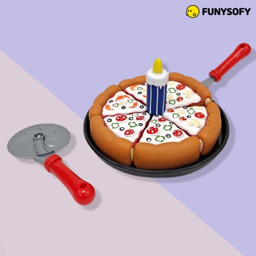 퍼니소피 NEW 소프트 자석 생일 파티 케이크&피자 4종세트 (역할놀이 지폐 증정)(보관함포함)