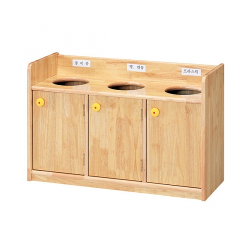 H37-4 원목 분리수거함