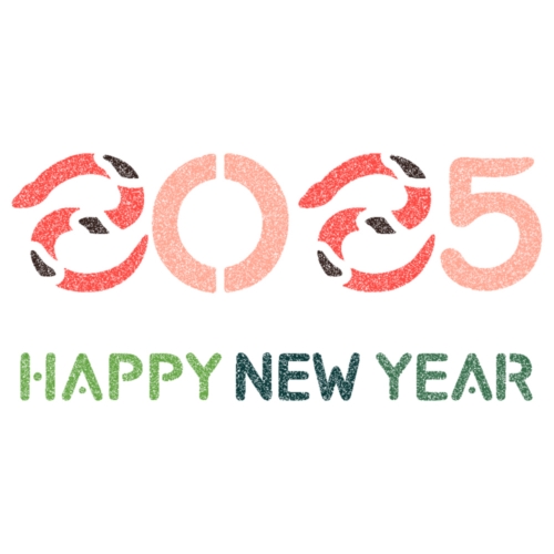 우돌아트 스텐실 도안 2395 새해 인사 2025년 을사년 화려한 뱀띠