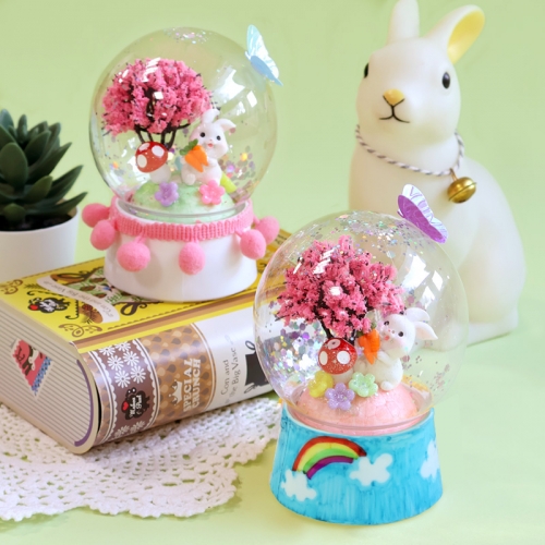 봄 스노우볼 만들기 5set